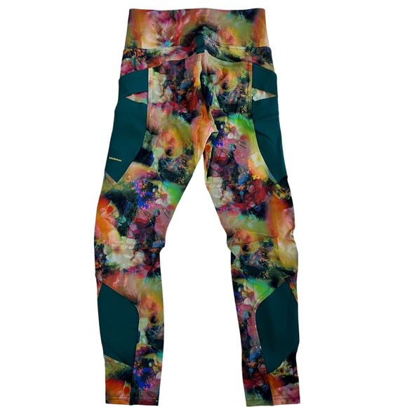 Lululemon Cargo Super High-Rise Tight 28” Size 6 “Detours Welcome” Multi-Print - Picture 3 of 10